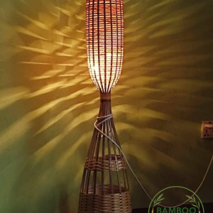Bamboo Corner Stand Lampshade