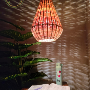 Bamboo Oval Celling Lampshade