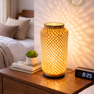 Bamboo table lamp