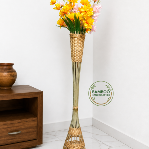 Bamboo stand vase